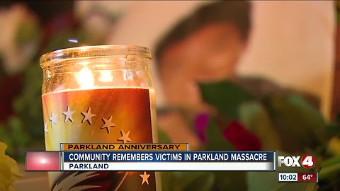 Parkland community holds vigil to remember victims