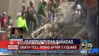 Earthquake in Mexico City kills over 100 peple