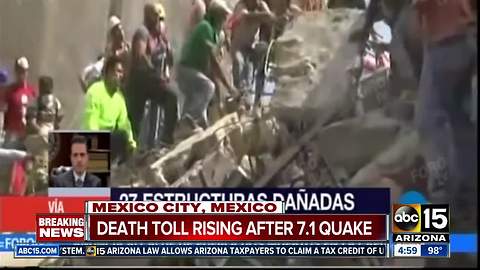 Earthquake in Mexico City kills over 100 peple