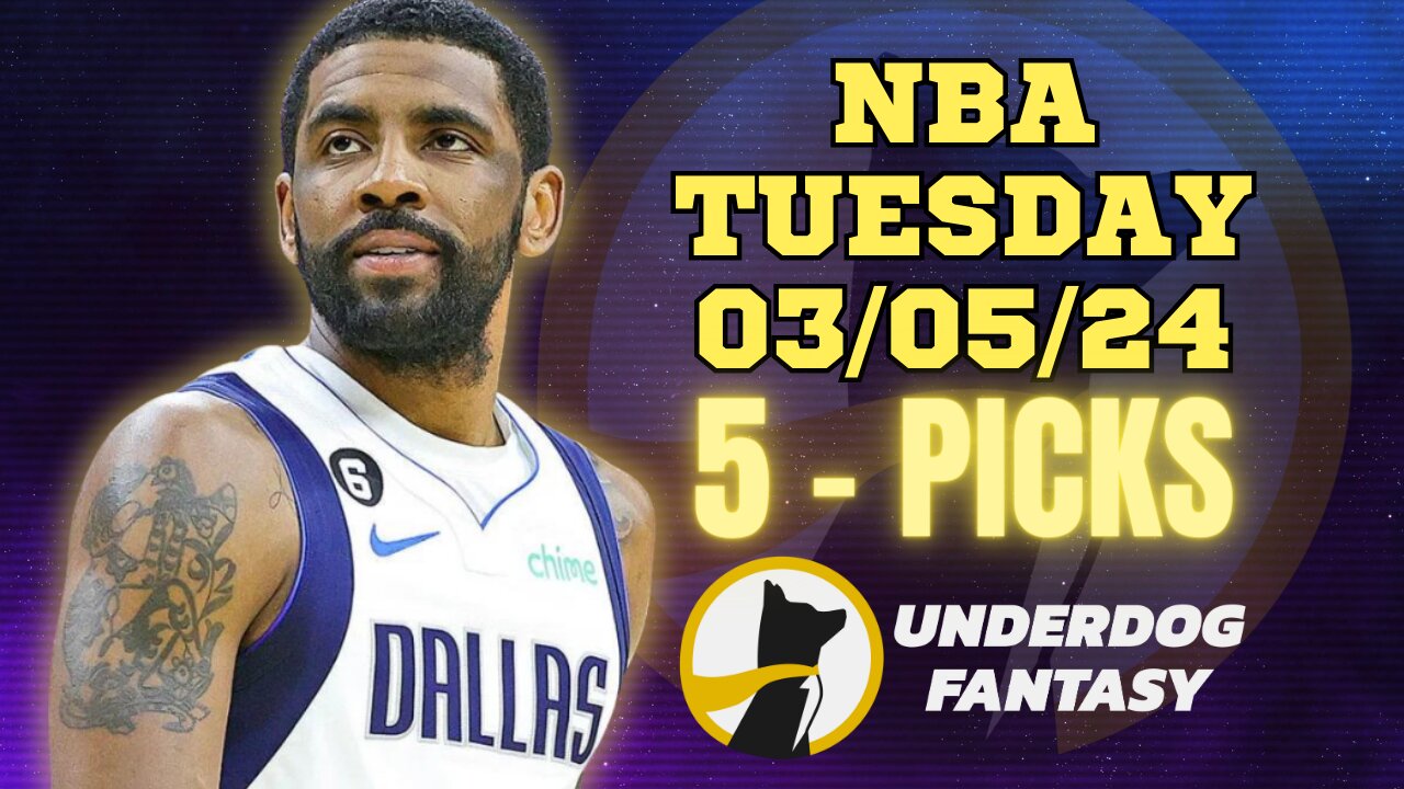 #UNDERDOGFANTASY | BEST PICKS #NBA TUESDAY | 03/05/24 | BEST BETS | #BASKETBALL | TODAY | PICK'EM