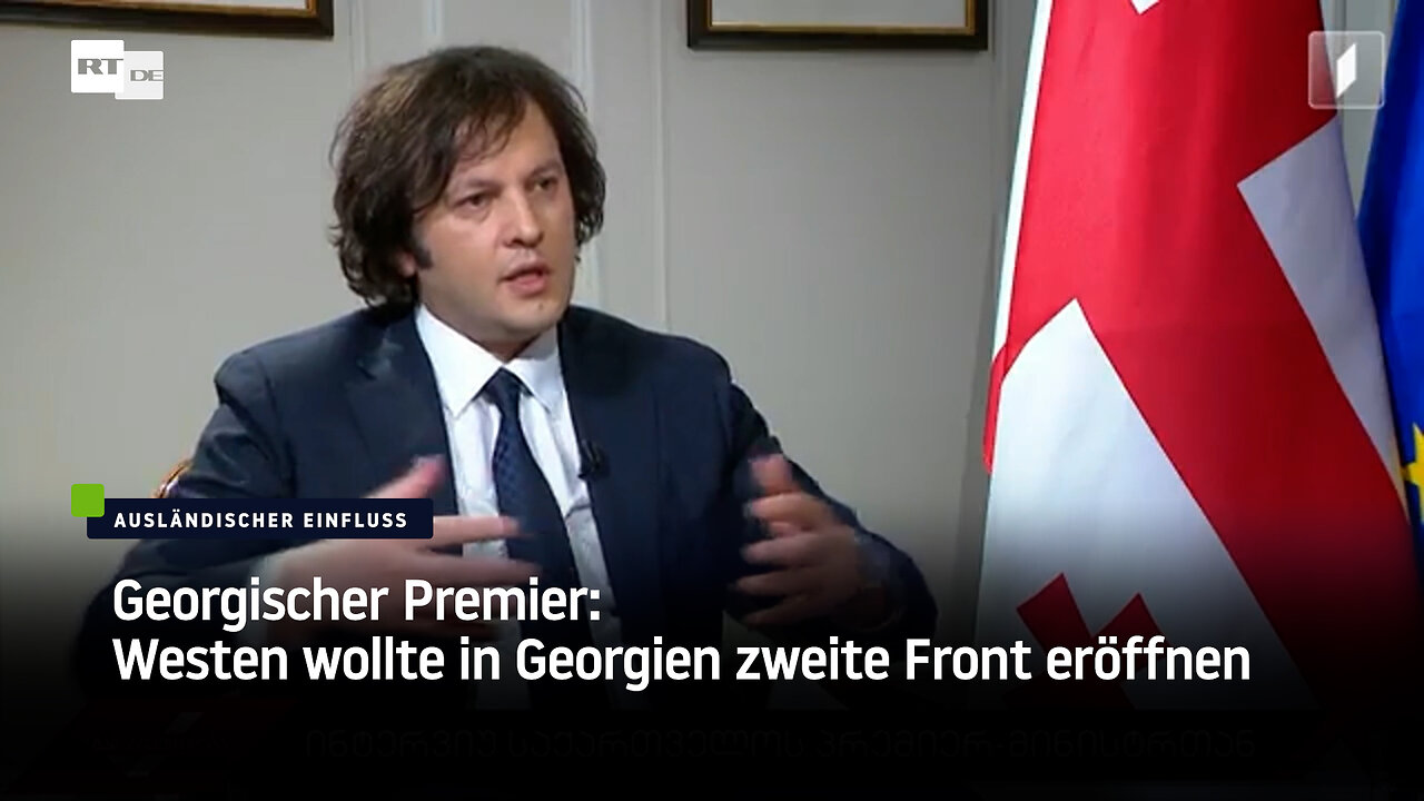 Georgischer Premier: Westen wollte in Georgien zweite Front eröffnen