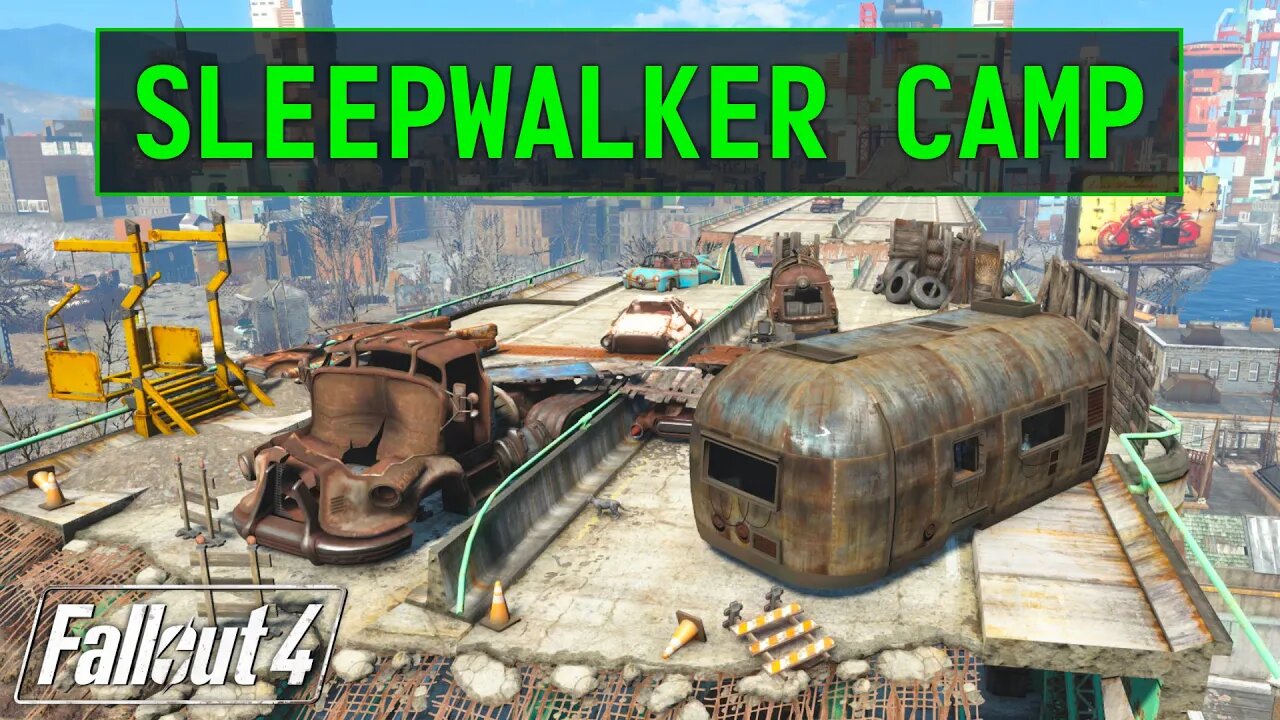 Fallout 4 | Deserted Camp (Elevated Freeway)