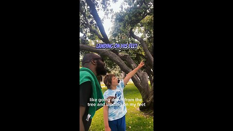Landing On His Feet #dayodman #motivation #trees #land #eeyayyahh