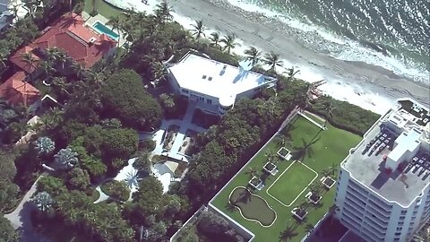 Chopper 5 flies above Nick Saban's Jupiter Island home