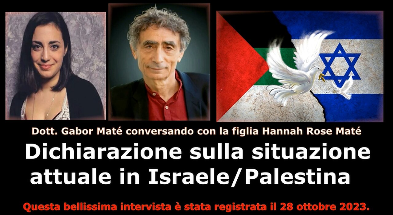 Dichiarazione sulla situazione attuale in Israele/Palestina