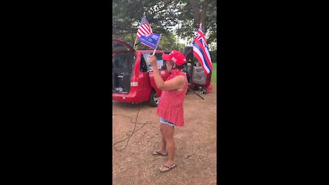 Champagne Band rocking it at Trump Rally