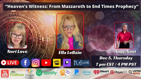 Heaven’s Witness: From Mazzaroth to End Times Prophecy with Ella LeBain