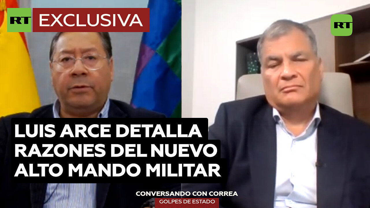 Luis Arce comenta las razones para posesionar un nuevo Alto Mando Militar