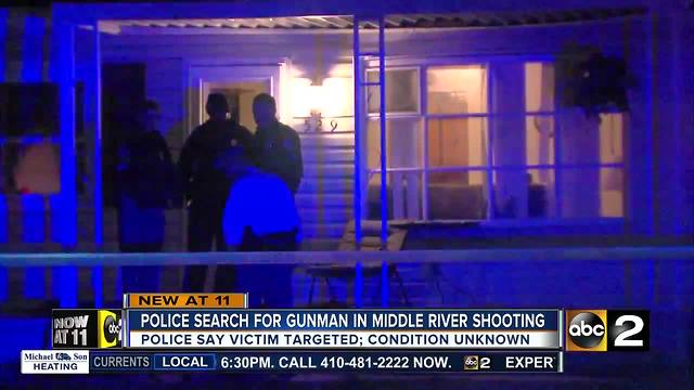 One person shot in Middle River shooting