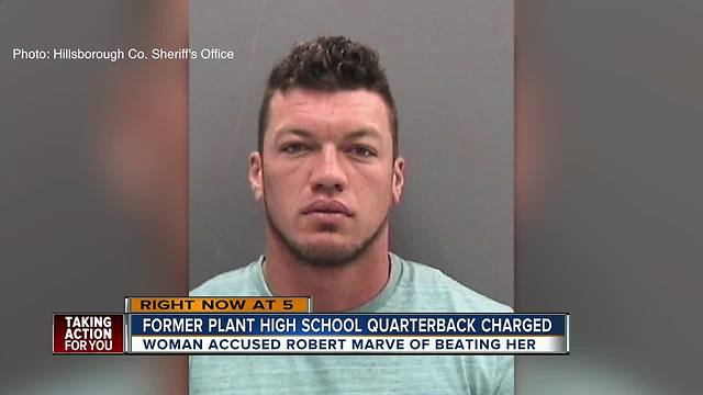 Former Plant High QB turns himself in for charges of domestic battery