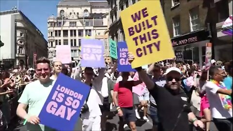 Thousands of people participate in London's Pride parade