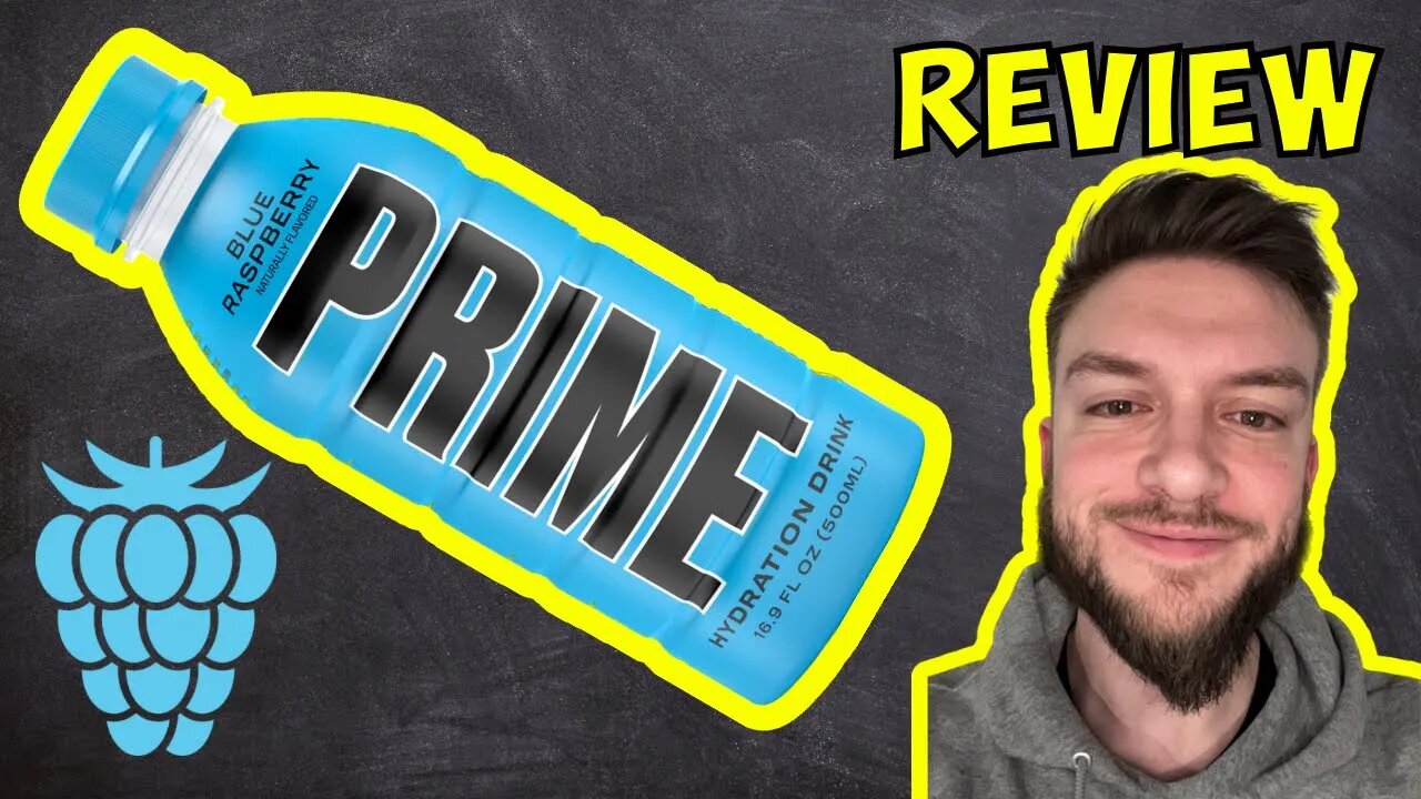 PRIME Hydration Drink Blue Raspberry Review