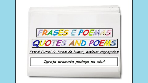 Notícias engraçadas: Igreja promete pedaço no céu! [Frases e Poemas]