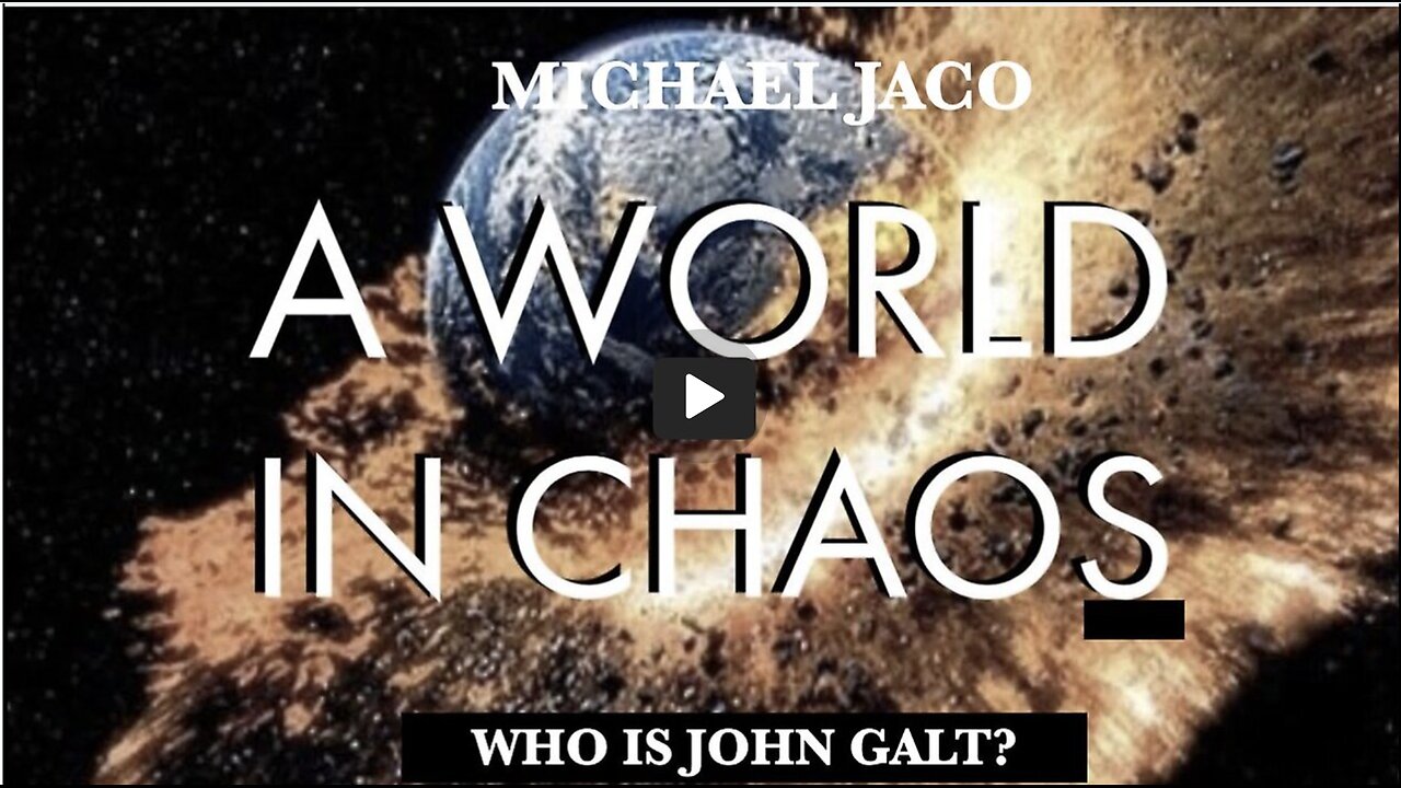 JACO W/ VIEWS ON THE CHAOTIC WORLD WE LIVE IN & WHERE WE R HEADED & WHAT WE CAN DO. JGANON, SGNAON