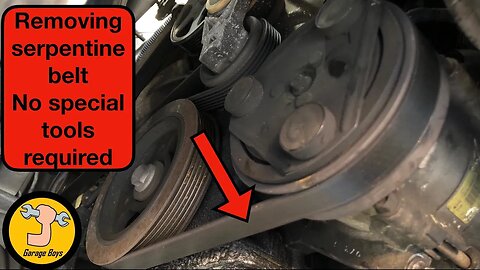 Ford Escape - Mazda Tribute Belt Removal