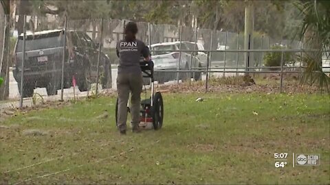 Archaeologists find more than a dozen graves near Clearwater elementary school