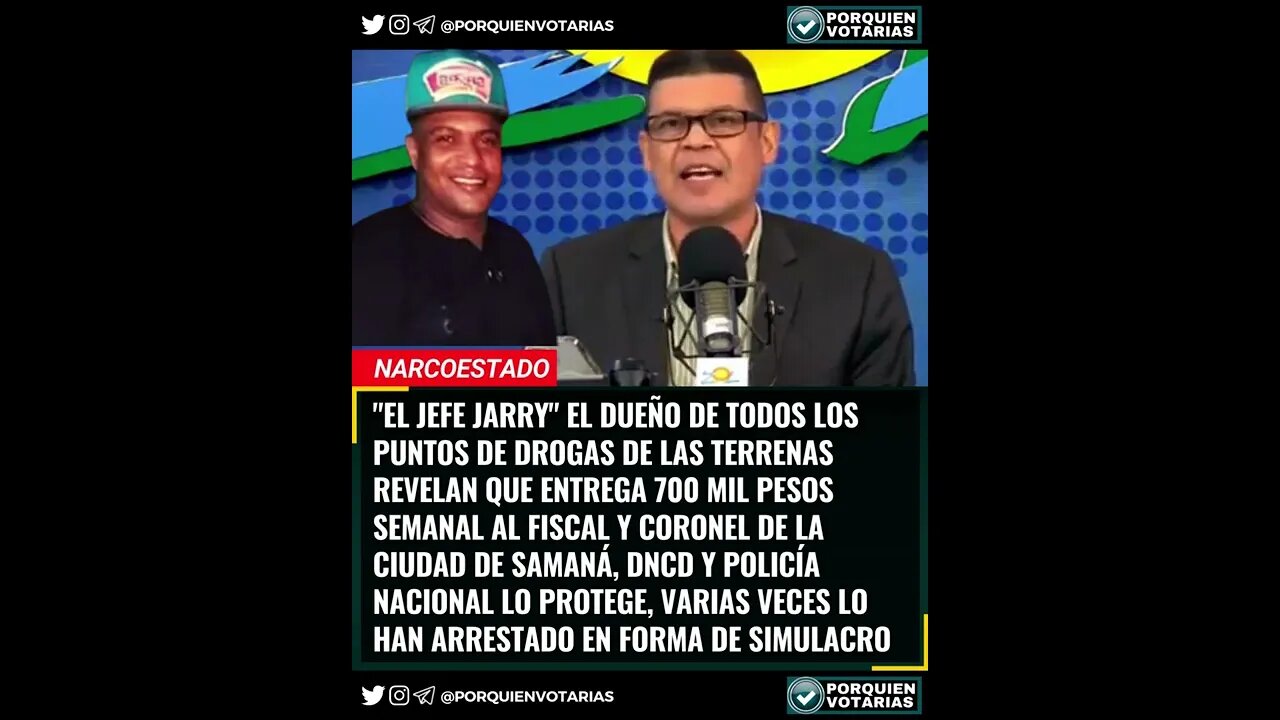 🚨INFORMACIONES COMPROMETEDORAS DEL NARCOESTADO DE LA REPÚBLICA DOMINICANA