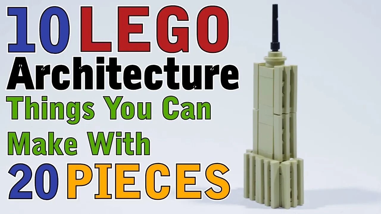 10 Architecture Things You Can Make With 20 Lego Pieces