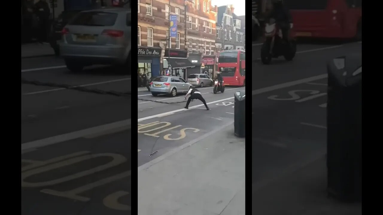 Police Officer Spike Strip Fail! 🤣