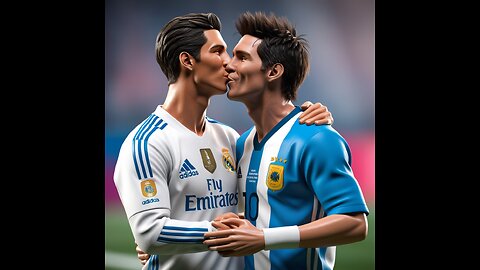 Messi is jealous of CR7 🤣🤣