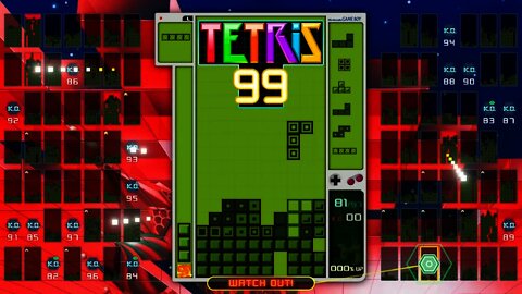 Tetris 99 Classic Game Boy Theme Gameplay