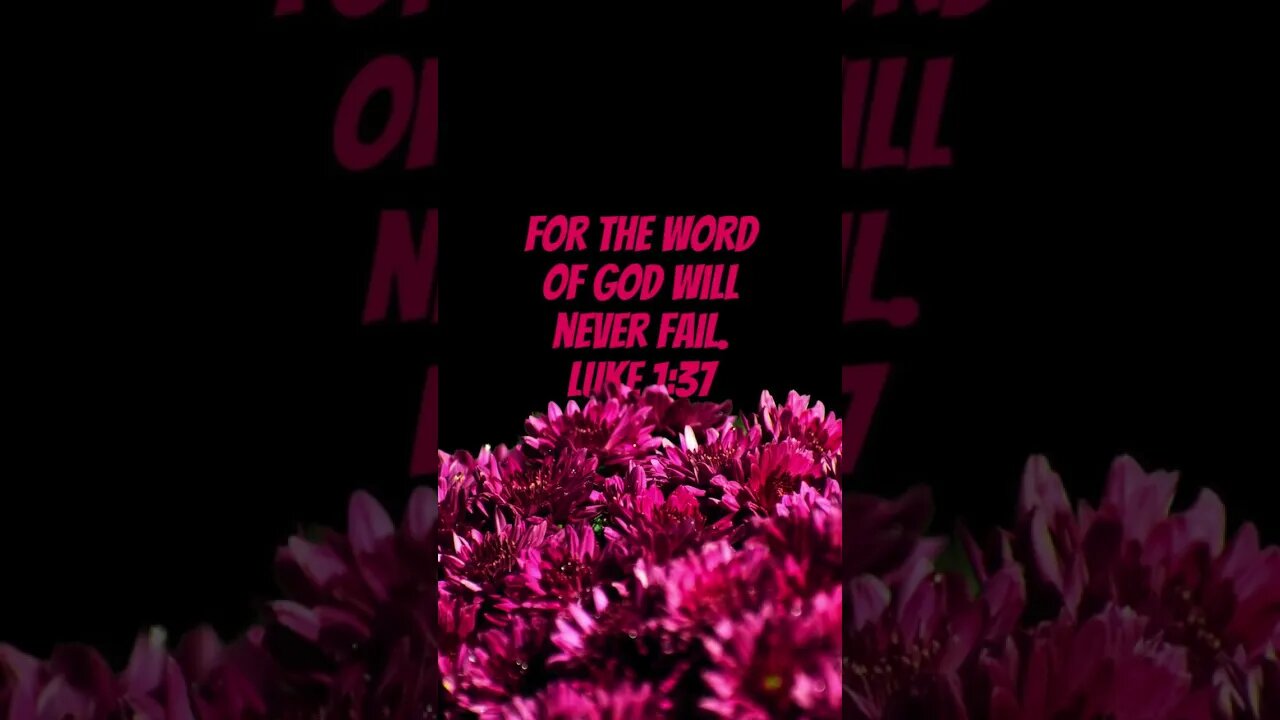Luke 1:37 #bible #God #Lord #Christian #WordOfGod#Christ #Jesus