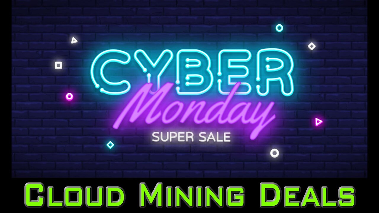 #cybermonday #cloudmining 2020 Deal! Cloud mining