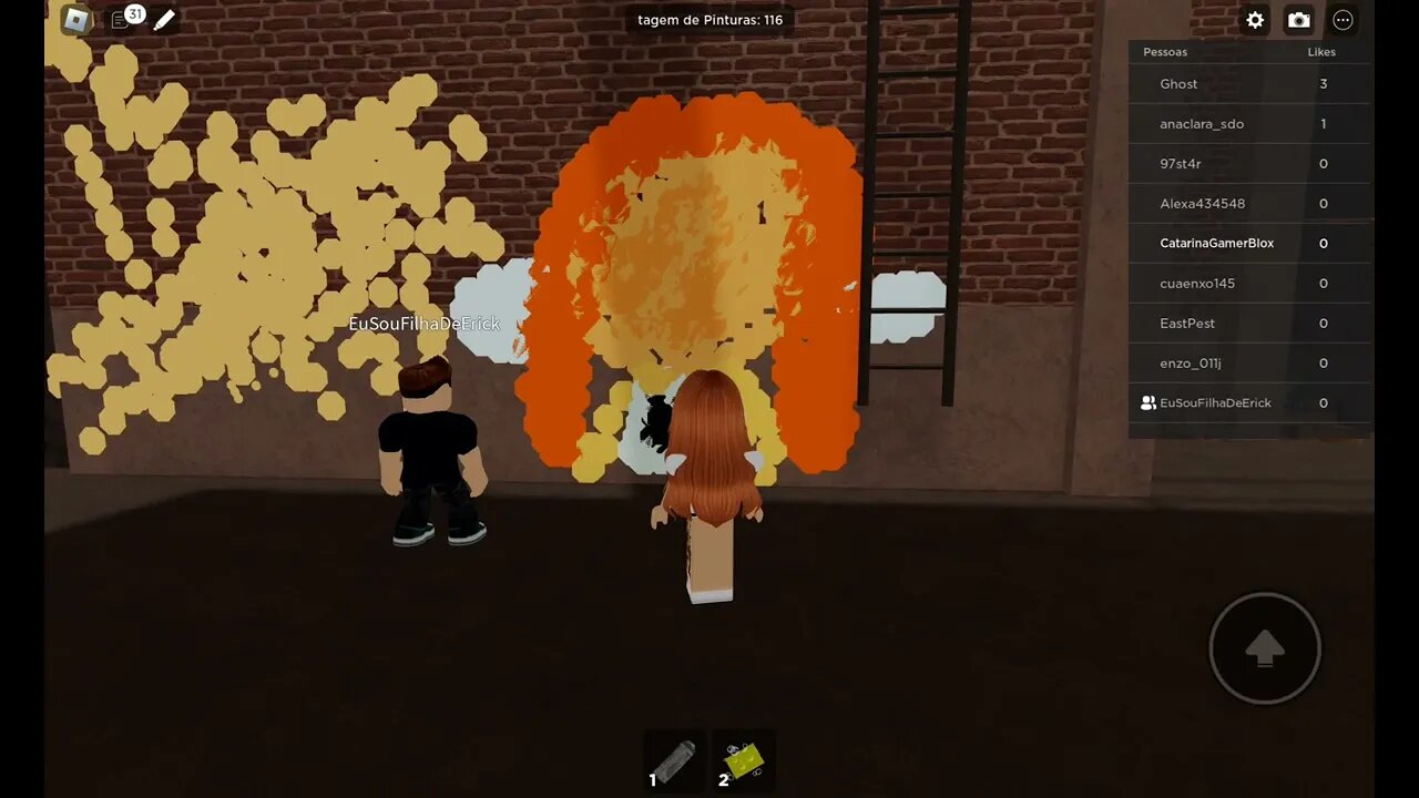 Catarina e Erick jogando Spray Paint! - 04.09.2023