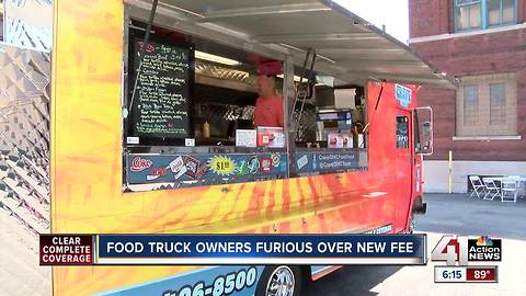 Food truck owners frustrated over new fee