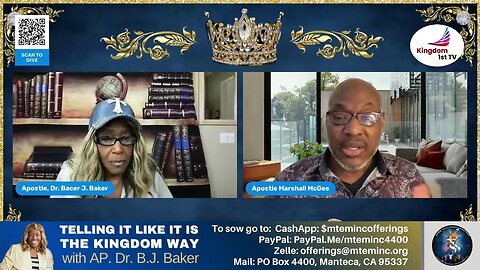 Special Guest Apostle Marshall McGee Part 5 (Tell It Like It Is: The Kingdom Way with Ap. Dr. Baker)