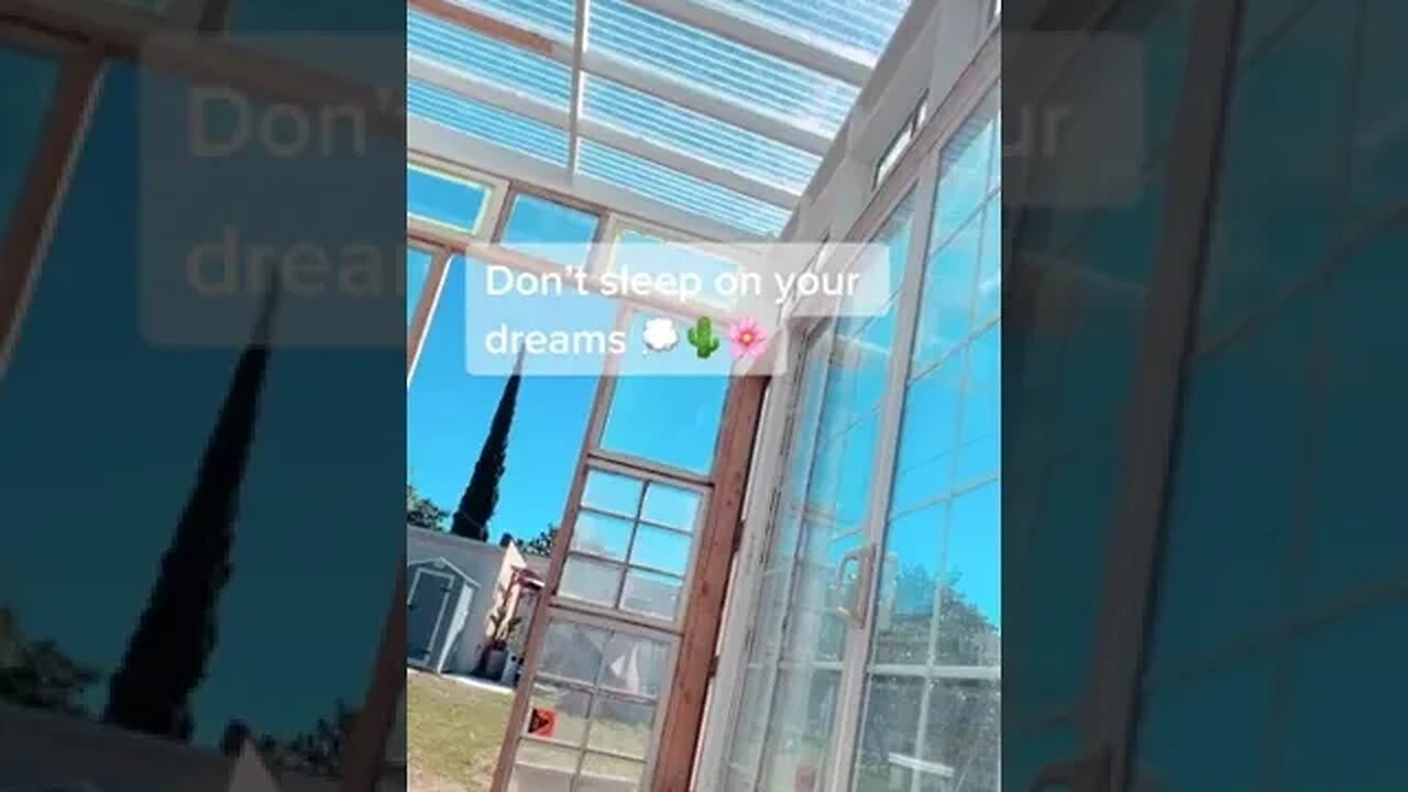 Build Your Own Greenhouse tiktok theatwatergreenspace