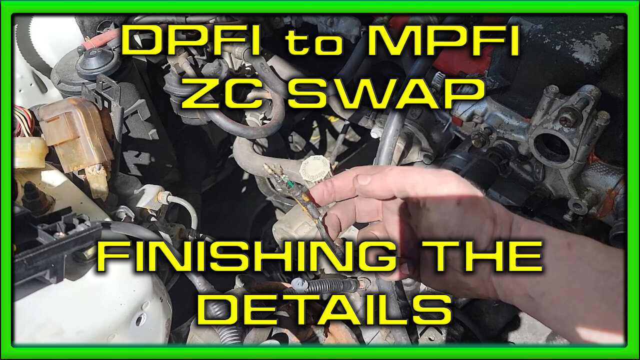 1990 Civic Wagon D16 ZC Swap Finishing up the details