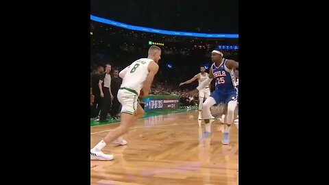 Porziņģis With An Ankle Breaker | #celtics vs #76ers #philadelphia76ers #bostonceltics #nba