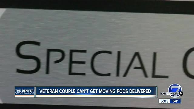 Air Force veteran’s struggle to get moving pods from Denver company