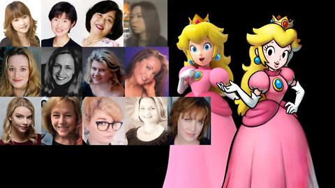 Video Game Voice Comparison- Princess Peach (Super Mario)