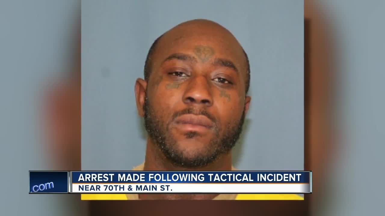 Suspect arrested in tactical incident near 70th and Main