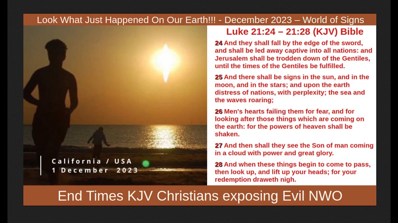 Look What Just Happened On Our Earth!!! - December 2023 – World of Signs