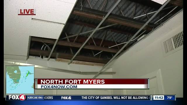 A look at some damages in a North Fort Myers high rise from Hurricane Irma