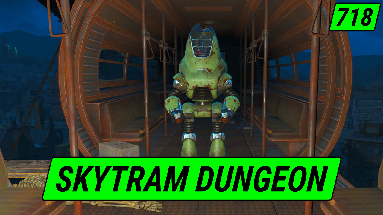 Conquering the Skytram Dungeon | Fallout 4 Unmarked | Ep. 718