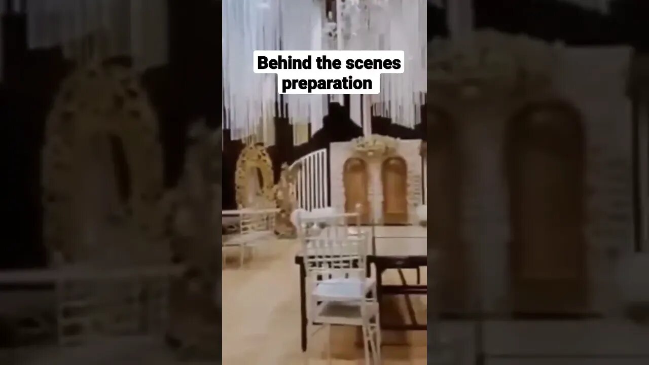 Behind the scenes presentation for Big event