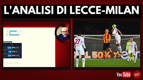 LECCE-MILAN 2-2, l'analisi tattica della partita con Rinaldo Morelli