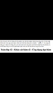 Giả sử doanh số (tính bằng số sản phẩm) của một sản phẩm mới(trong vòng một số năm nhất định)