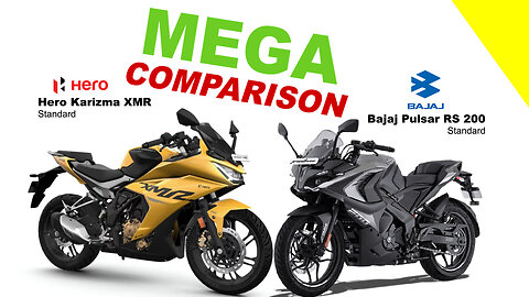 MEGA COMPARISON | Hero Karizma XMR vs Bajaj Pulsar RS 200 | Kuch Bhi