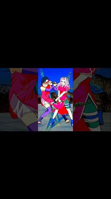 WHO IS STRONGEST?? Sarada VS Sakura.#shorts