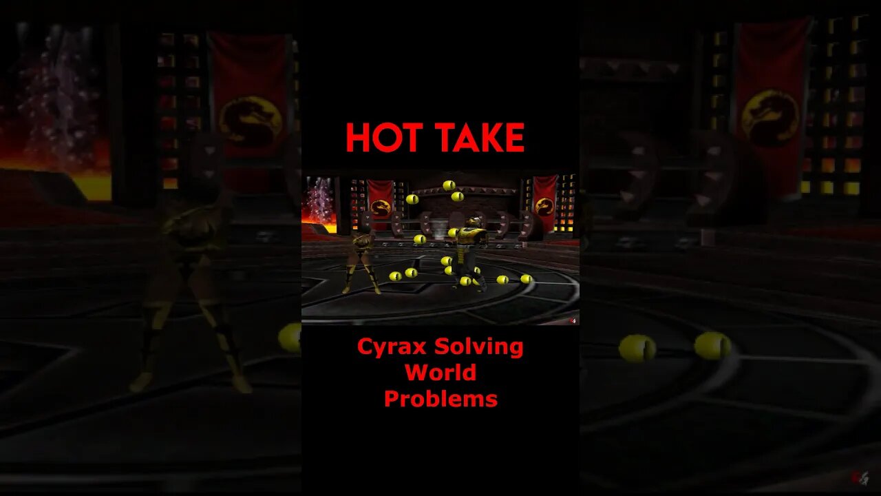 Mortal Kombat Gold: Hot Take - Cyrax Solving World Problems #Shorts