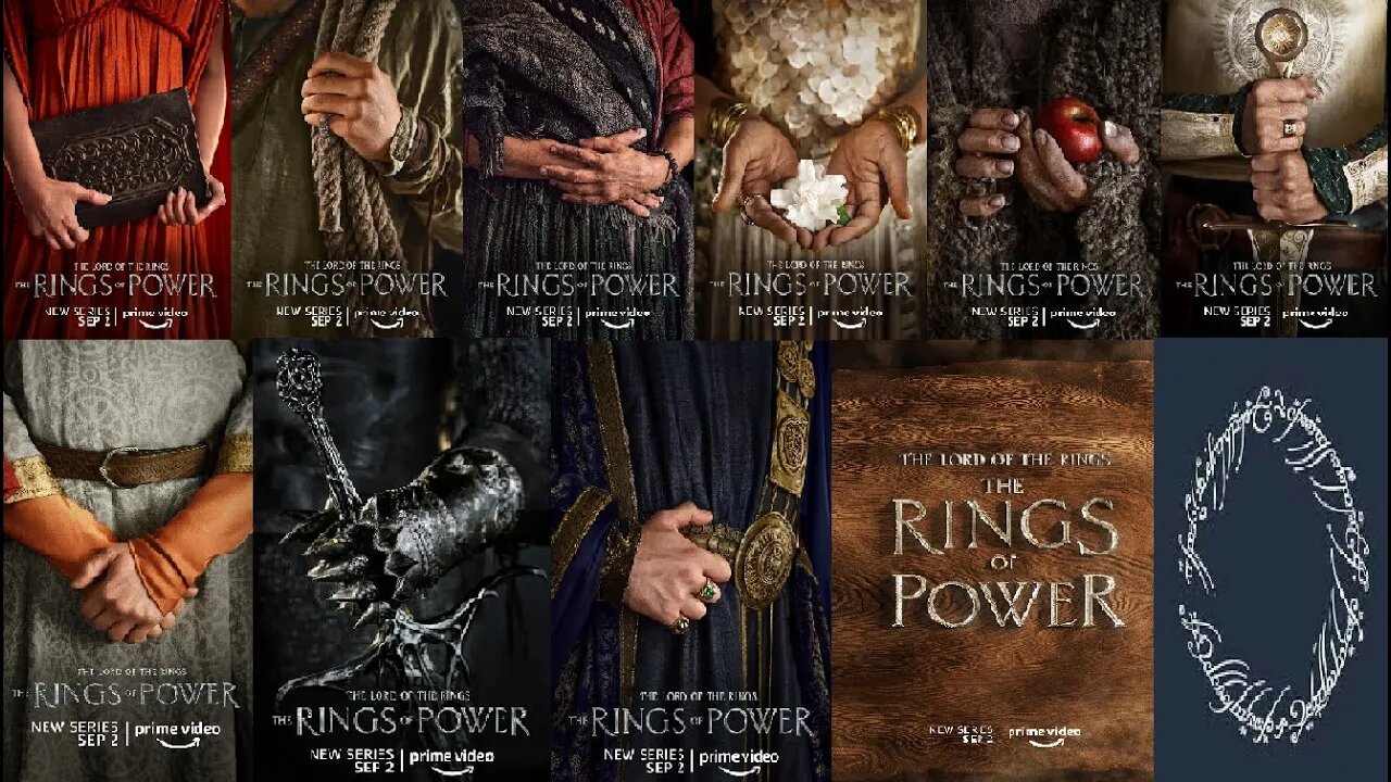 The Lord of the Rings: The Rings of Power aka The Hands of Power Posters, Where Are The NUBS Bigots?