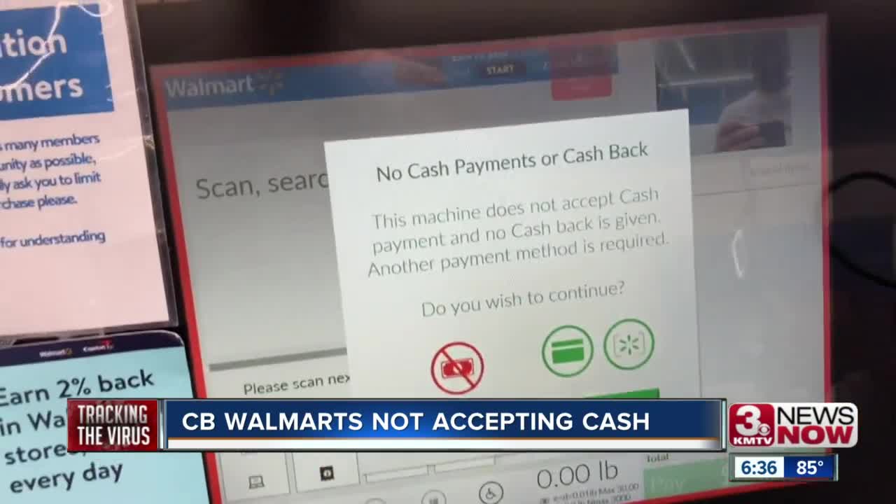 CB Walmarts Not Accepting Cash