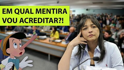 Meia-verdade?! Eliziane Gama diz que punirá mentira com prisão na CPI do 8 de janeiro