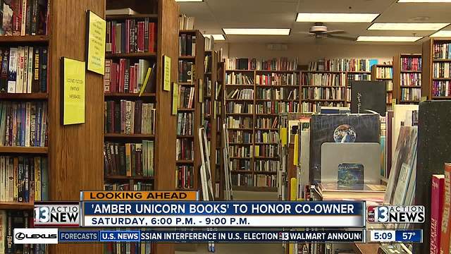 'Celebration of Life' held for Amber Unicorn Books owner