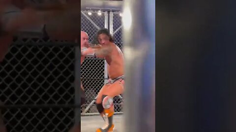 Kekoa & King McBride At War Inside A Steel Cage